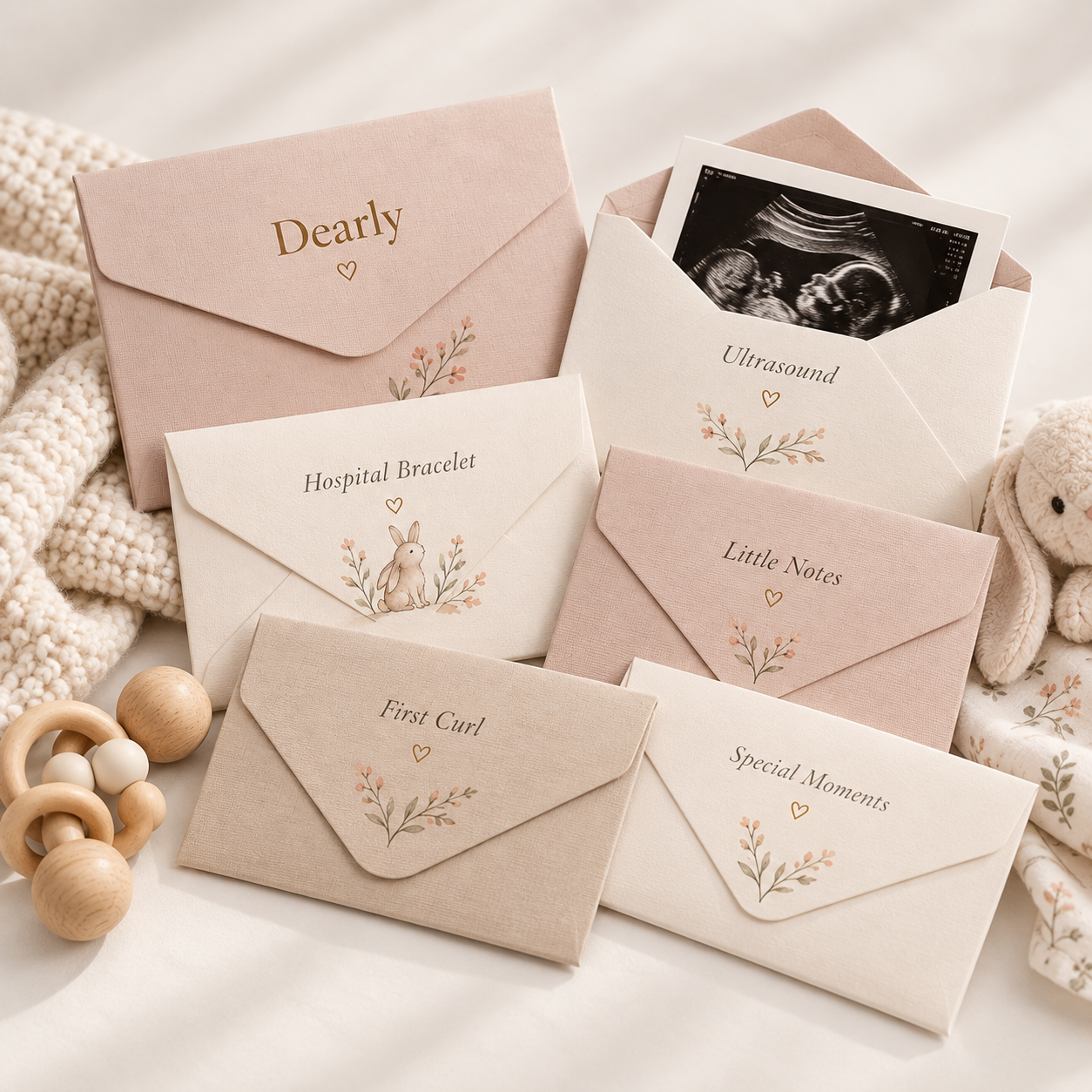 Dearly keepsake envelopes
